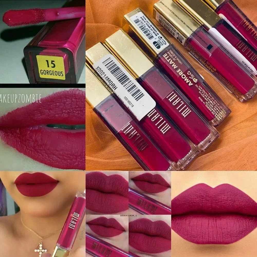 Milani Amore Matte Lip Creme malc-15 Gorgeous, deep berry velvet finish